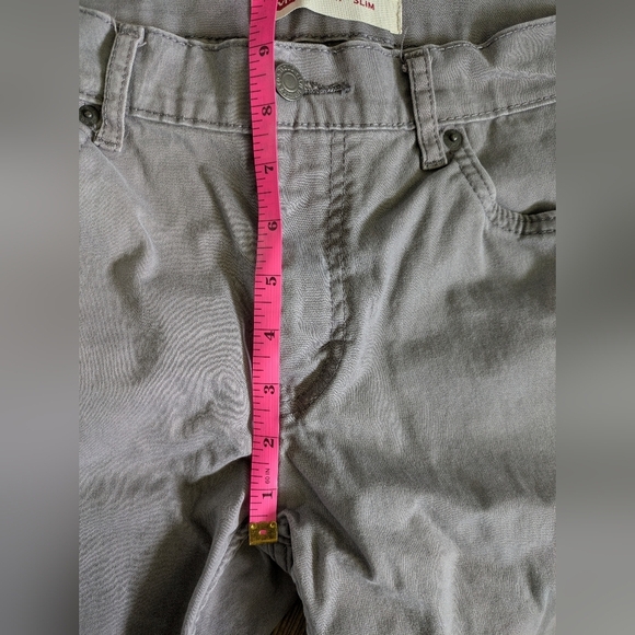 Gray Levi Strauss 511 Slim Denim Shorts 18 Reg 29W Mens Boys - Picture 10 of 12